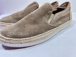 Saks Fifth Avenue Mens Suede Espadrilles Slip On Shoes Sz 11